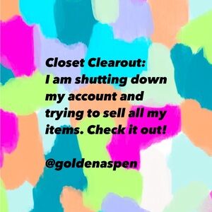 Closet Clearout!